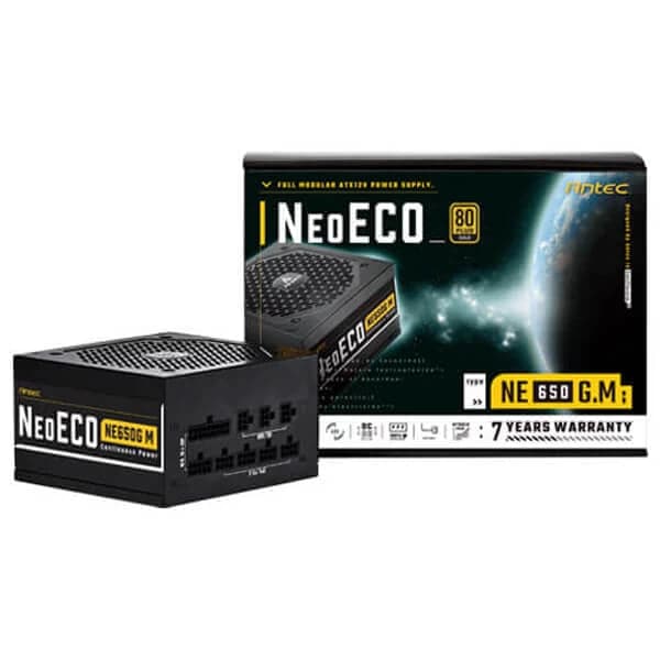 ANTEC NE650G M 650W 80+ Gold Fully Modular ATX 2.0 Power Supply