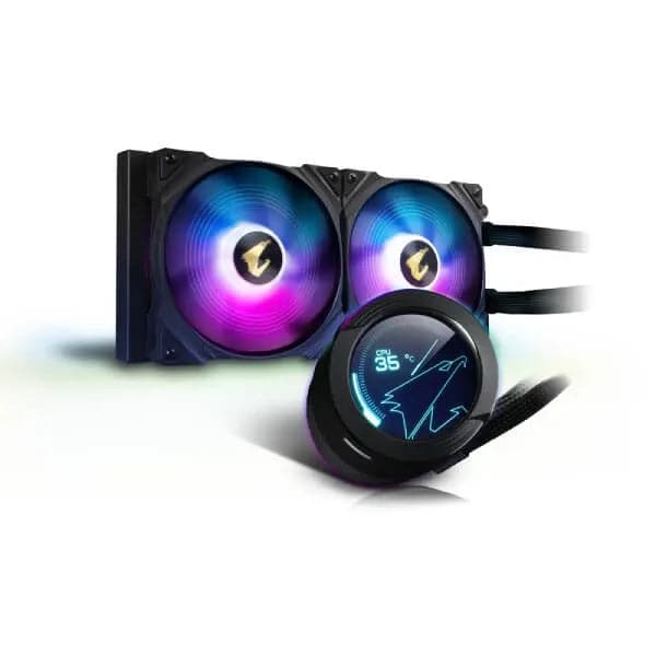 GIGABYTE AORUS Waterforce X 280 ARGB 280mm CPU Liquid Cooler (Black)