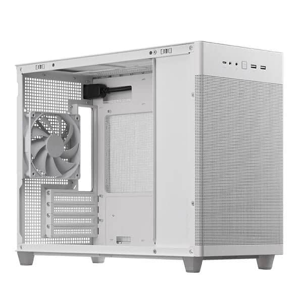 ASUS Prime AP201 MATX Mini Tower Cabinet (White)
