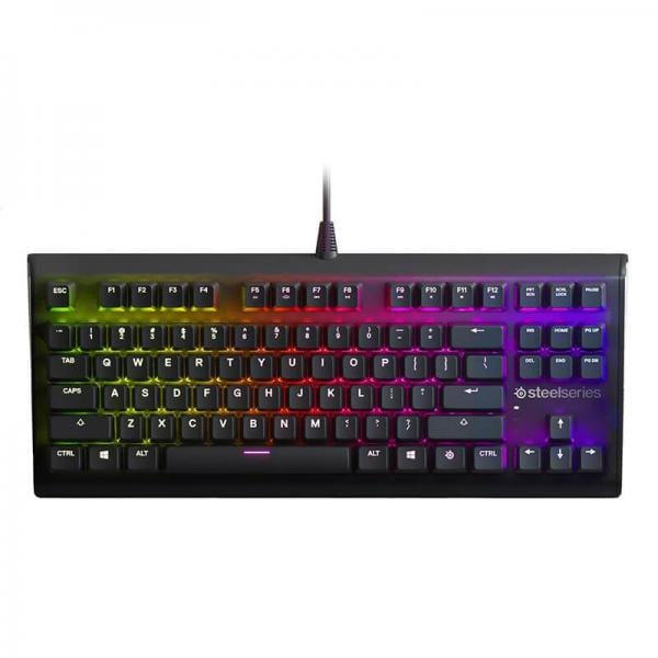 STEELSERIES Apex 750 Tenkeyless Mechanical Wired Gaming Keyboard ( Black ) ( QX2 / Clicky Red Switch ) ( APEX-M750-TKL )
