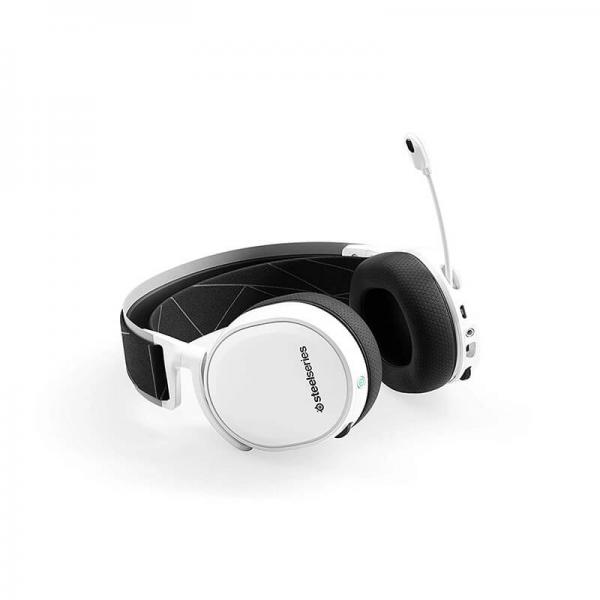 STEELSERIES Arctis 7 2019 Edition Wireless + Bluetooth 7.1 Surround Gaming Headphones ( White ) ( PS / PS4 / Xbox )