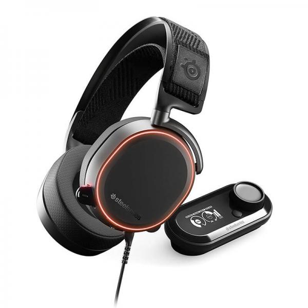 STEELSERIES Arctis Pro+ GameDAC Wired 7.1 Surround Gaming Headphones ( Black ) ( PC / Mac / PS4 )
