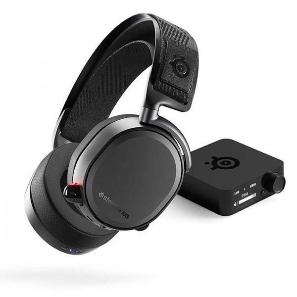 STEELSERIES Arctis Pro Wireless 3.5mm 7.1 Surround Gaming Headphones ( Black ) ( PC / Mac / PS4 / Mobile / Xbox )