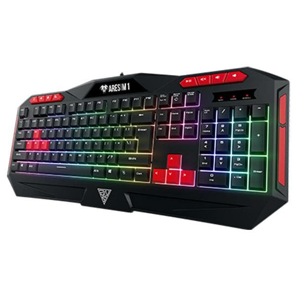 GAMDIAS Ares M1 Full Size Membrane Wired Gaming Keyboard ( Black )