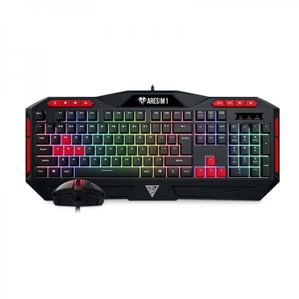 GAMDIAS Ares M1 Full Size Membrane Wired Gaming Keyboard ( Black )