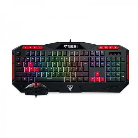 GAMDIAS Ares M1 Full Size Membrane Wired Gaming Keyboard ( Black )