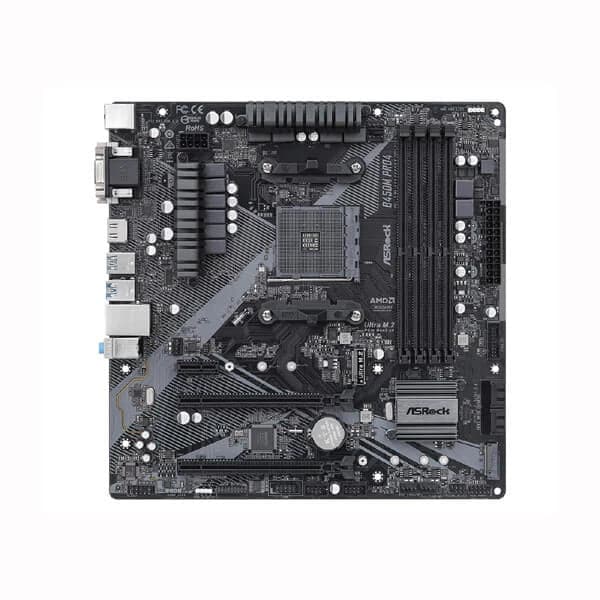 ASROCK B450M Pro4 R2.0 DDR4 AMD Motherboard