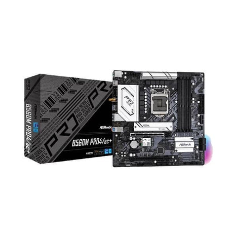 ASROCK B560M Pro4/Ac Plus WiFi DDR4 Intel Motherboard