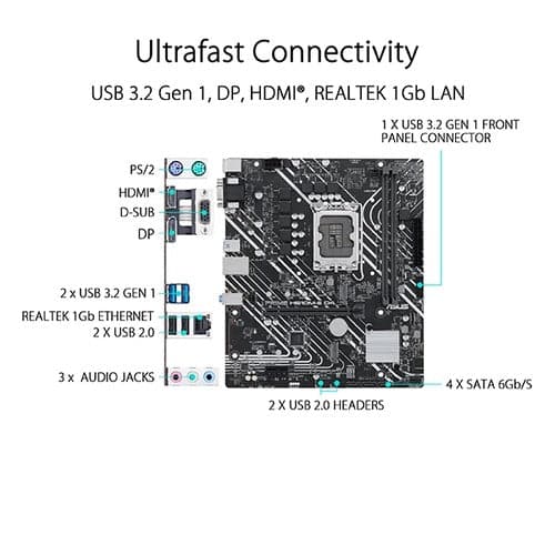 ASUS Prime H610M-E DDR4 Intel Motherboard