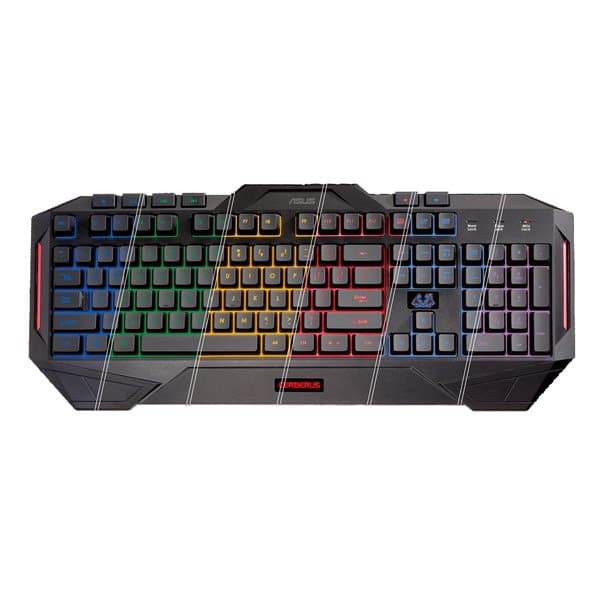 ASUS Cerberus MKII Full Size Membrane Wireless Gaming Keyboard ( Black )