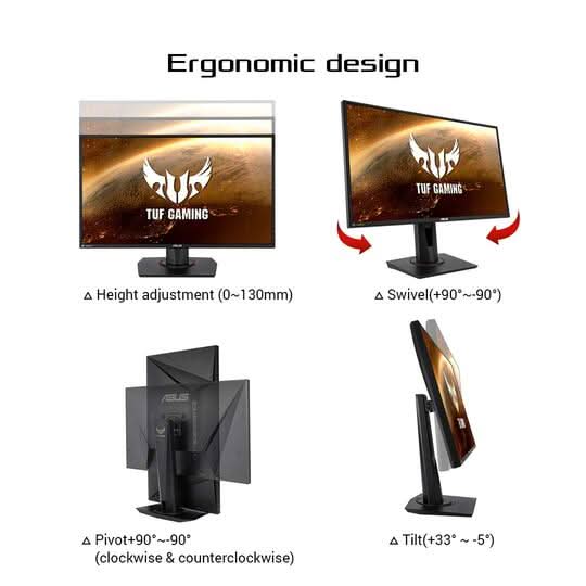 ASUS TUF GAMING 27 INCH VG279QM IPS FHD HDR 400 G-SYNC UPTO 280HZ MONITOR