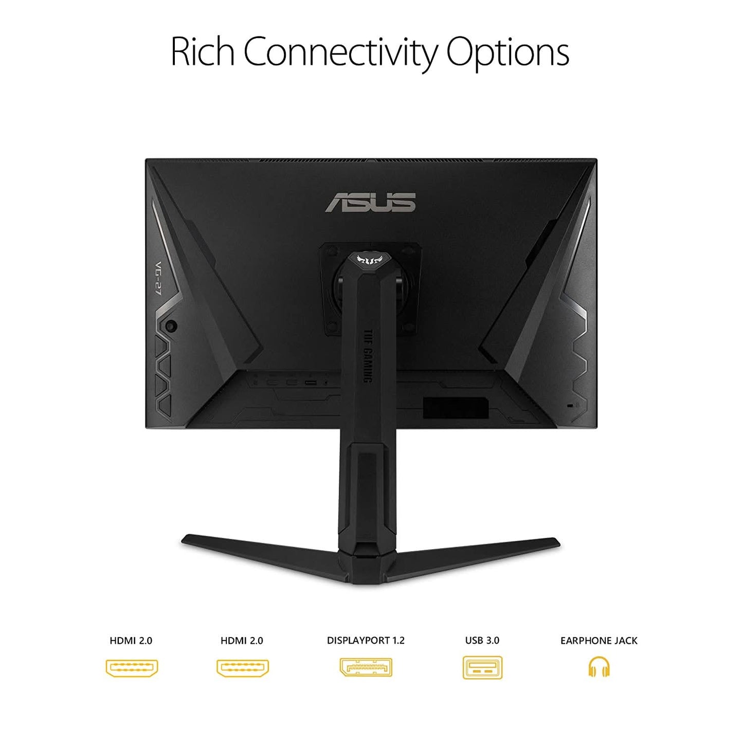 ASUS TUF GAMING 27 INCH VG27AQL1A WQHD IPS 165HZ G-SYNC GAMING MONITOR