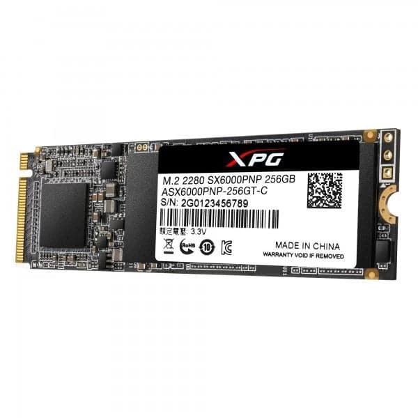 ADATA XPG SX6000 Pro 256GB M.2 NVMe Gen3 Solid State Drive (SSD)
