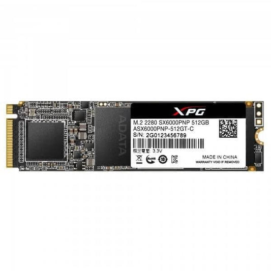 ADATA XPG SX6000 Pro 512GB M.2 NVME Gen3 Solid State Drive ( SSD )