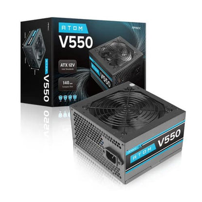 ANTEC ATOM V550 V2 550WATTS NON-MODULAR GAMING POWER SUPPLY