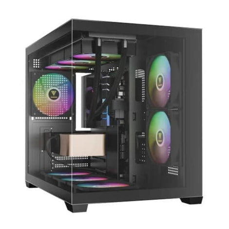GAMDIAS Aura GC10M V2 ARGB MATX Mini Tower Cabinet ( Black )