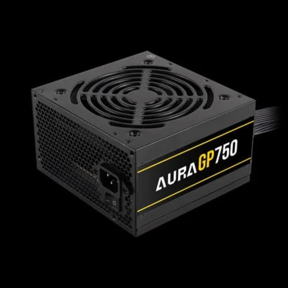 GIGABYTE Aura GP750 80+ White Non-Modular ATX 2.0 Power Supply ( 750W ) ( Black )