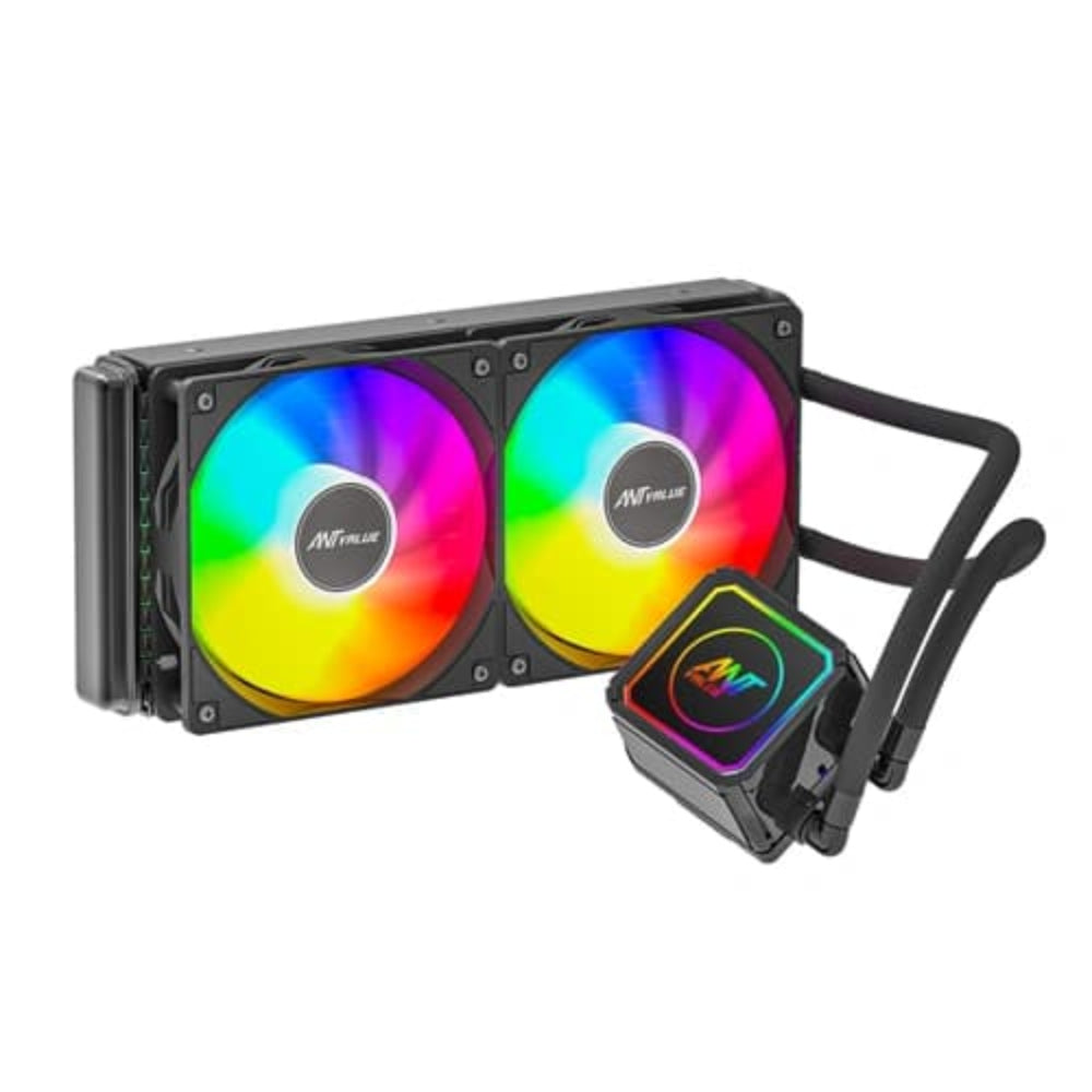 ANT VALUE AV240 RGB 240mm CPU Liquid Cooler ( Black ) - Mehta Brothers Shop