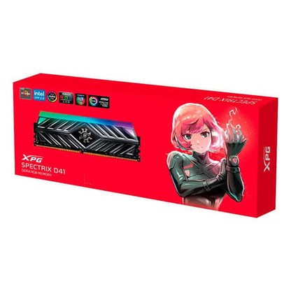 ADATA XPG 16GB D4 3200MHZ D41 DESKTOP RGB AX4U320016G16A-ST41