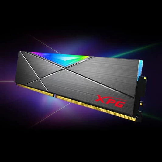 ADATA XPG Spectrix D50 RGB 32GB ( 32GB x 1 ) 3600MHz DDR4 RAM ( Tungsten Grey ) ( CL18 )