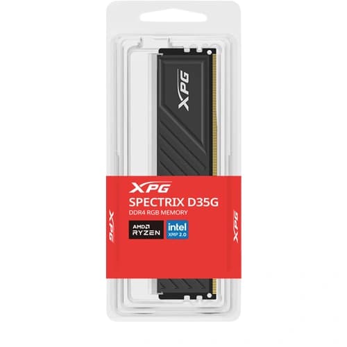 ADATA XPG Spectrix D35G RGB 16GB ( 16GB x 1 ) 3600MHz DDR4 RAM ( Black ) ( CL18 ) - Mehta Brothers Shop