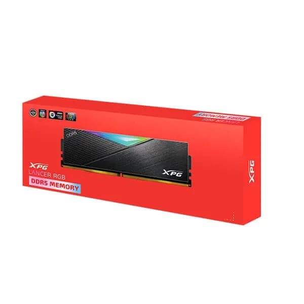 ADATA XPG Lancer RGB 16GB ( 16GB x 1 ) 5200MHz DDR5 RAM ( Black ) ( CL38 )
