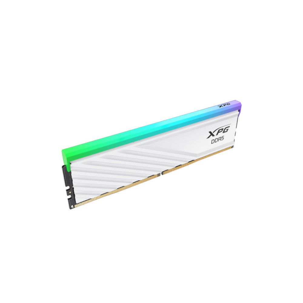 ADATA XPG LANCER BLADE RGB 16GB (16GBX1) DDR5 6000MHZ RAM- WHITE AX5U6000C4816G-SLABRWH