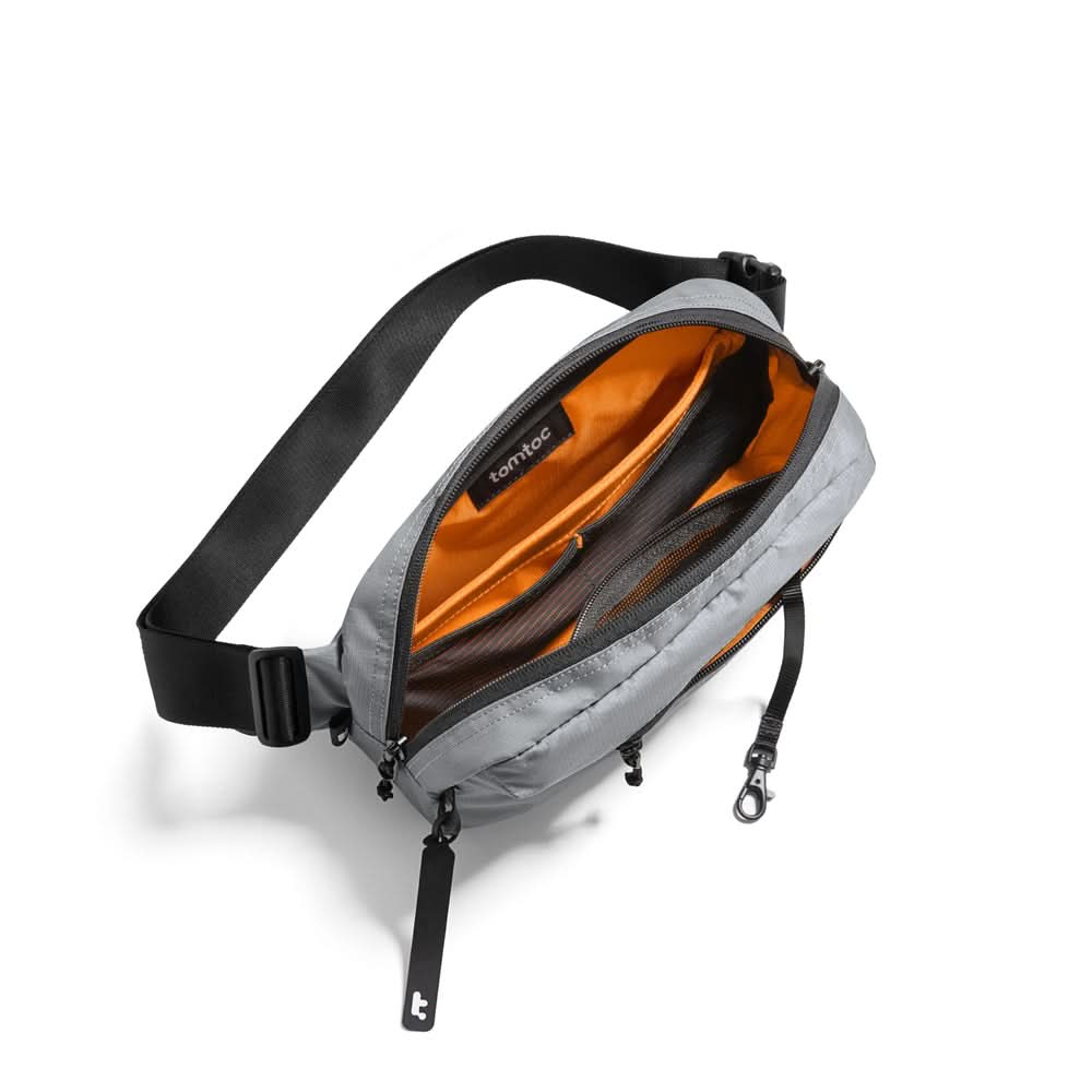 TOMTOC AVIATOR-T33 CHEST BAG 3.5L-GRAY