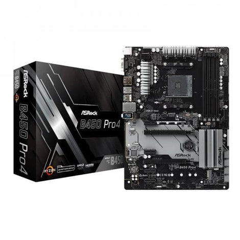 ASROCK B450 Pro4 DDR4 AMD Motherboard