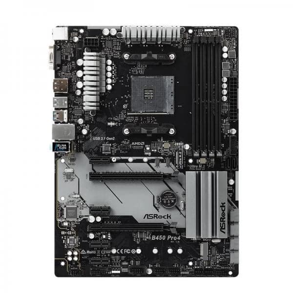 ASROCK B450 Pro4 DDR4 AMD Motherboard
