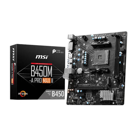 MSI B450M-A Pro Max II DDR4 AMD Motherboard