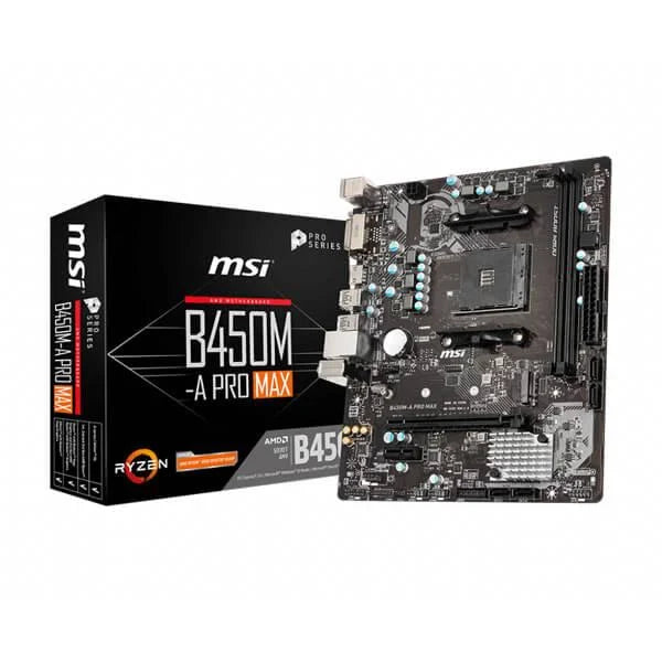 MSI B450M-A Pro Max DDR4 AMD Motherboard