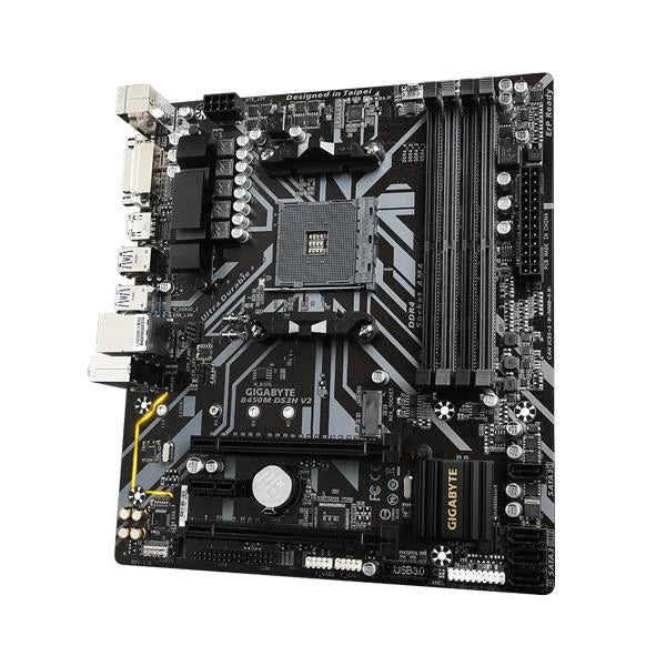 GIGABYTE B450M DS3H V2 DDR4 AMD Motherboard