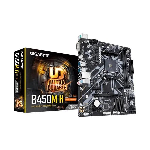 GIGABYTE B450M H Ultra Durable DDR4 AMD Motherboard