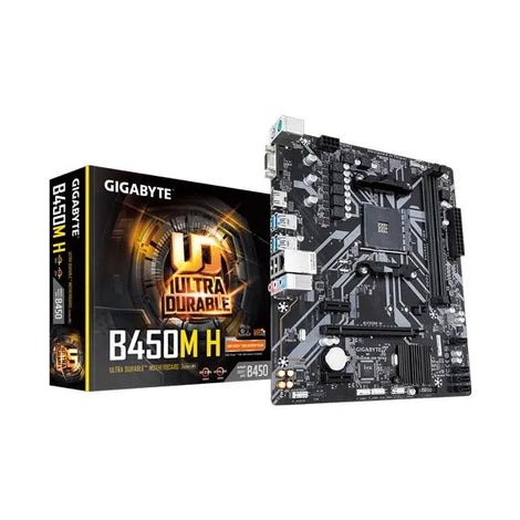 GIGABYTE B450M H Ultra Durable DDR4 AMD Motherboard