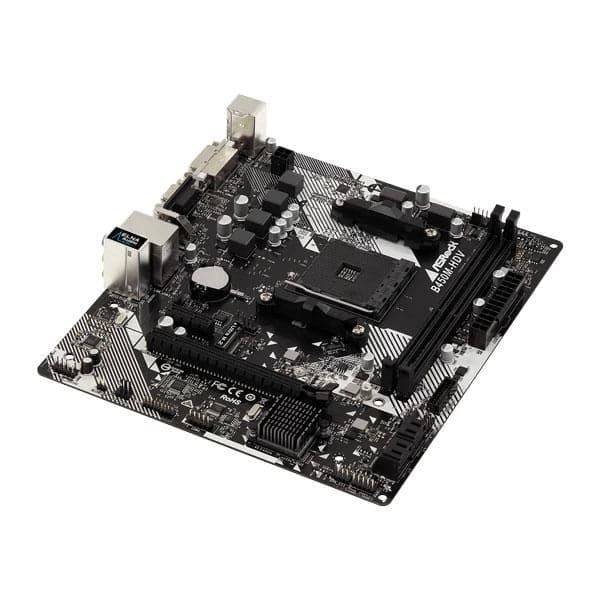 ASROCK B450M-HDV R4.0 DDR4 AMD Motherboard