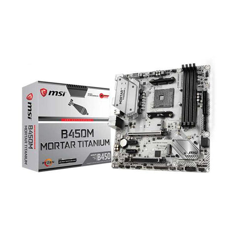 MSI B450M Mortar Titanium DDR4 AMD Motherboard