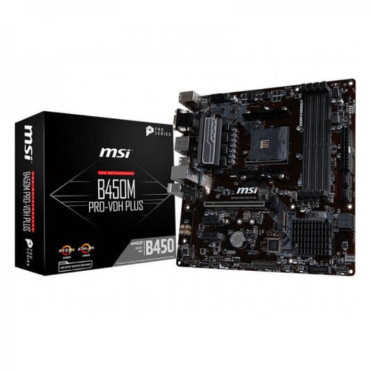 MSI B450M Pro-VDH Plus DDR4 AMD Motherboard