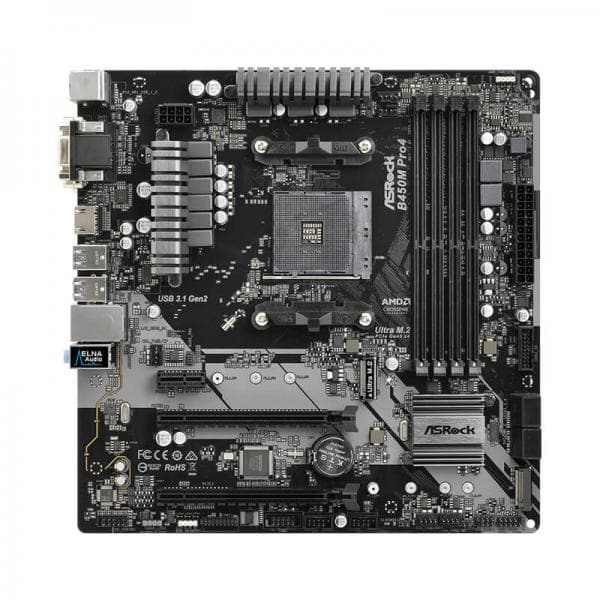 ASROCK B450M Pro4 DDR4 AMD Motherboard