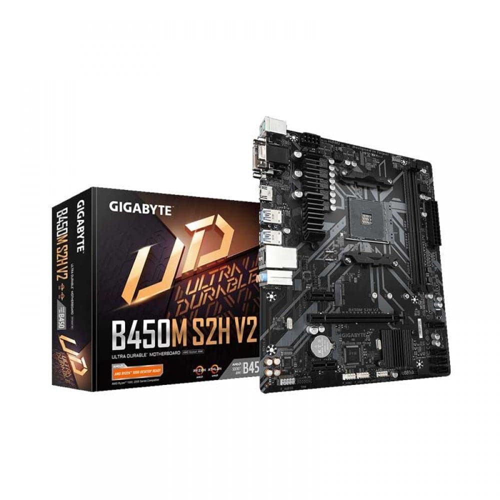 GIGABYTE AMD B450M S2H V2 Ultra Durable DDR4 AMD Motherboard