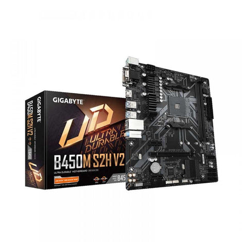 GIGABYTE AMD B450M S2H V2 Ultra Durable DDR4 AMD Motherboard