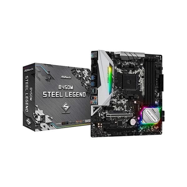 ASROCK B450M Steel Legend DDR4 AMD Motherboard