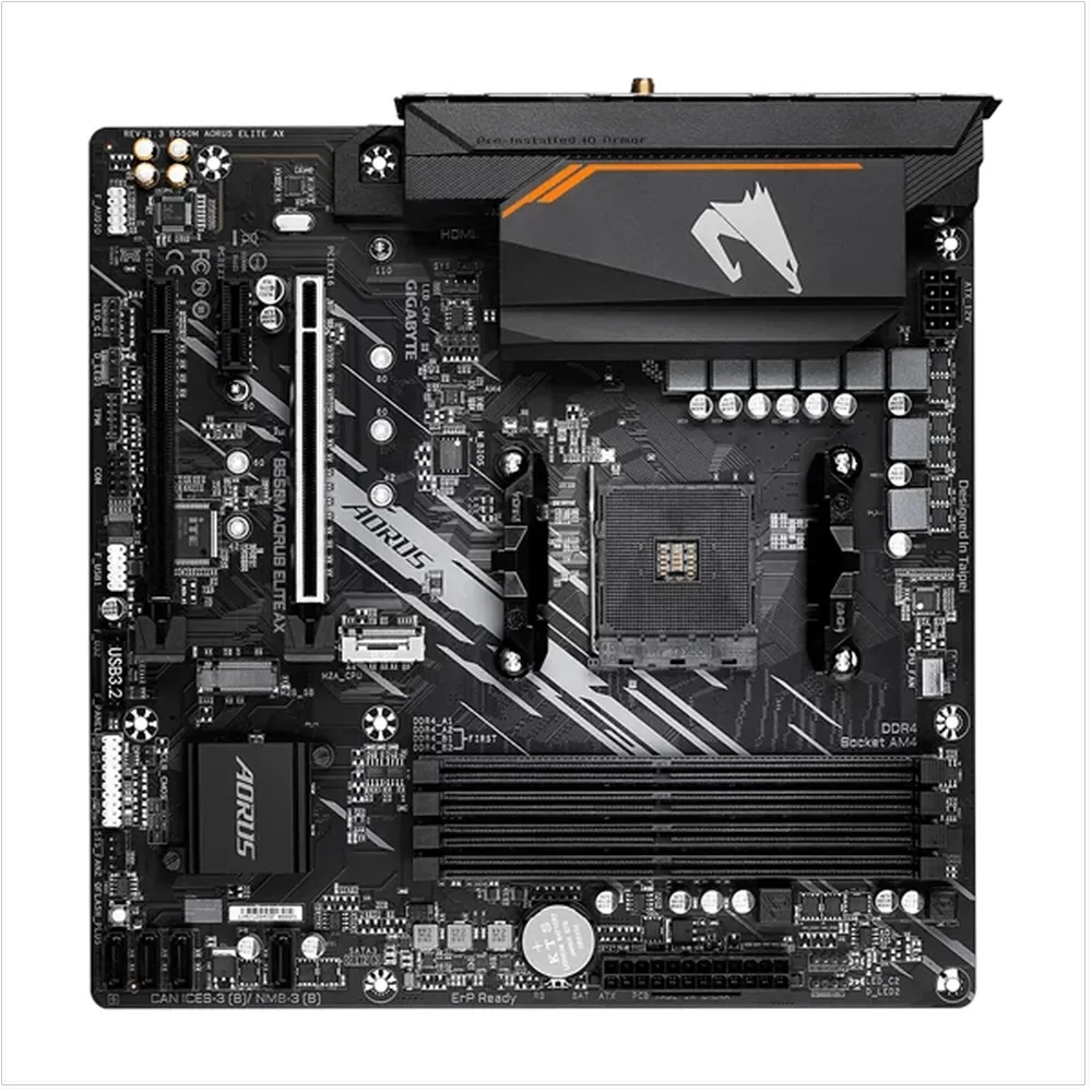GIGABYTE B550M Aorus Elite AX Wifi DDR4 AMD Motherboard