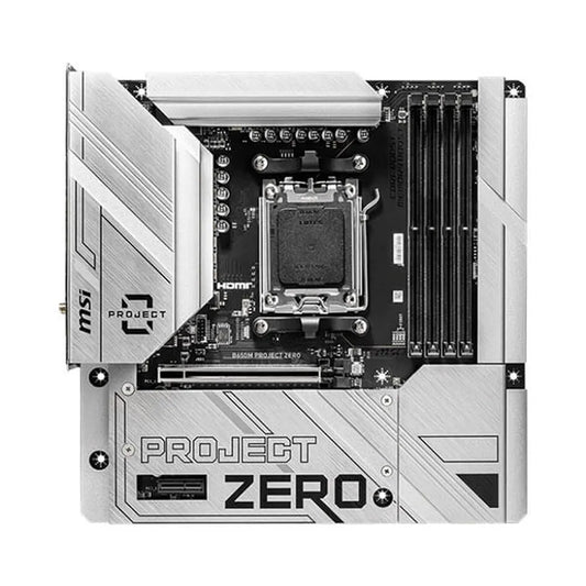 MSI B650M Project Zero DDR5 AMD Motherboard