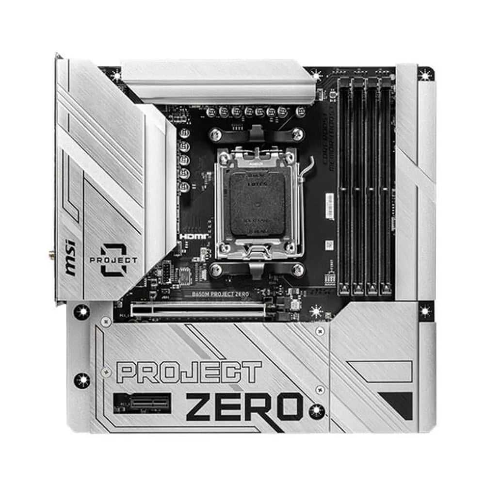 MSI B650M Project Zero DDR5 AMD Motherboard
