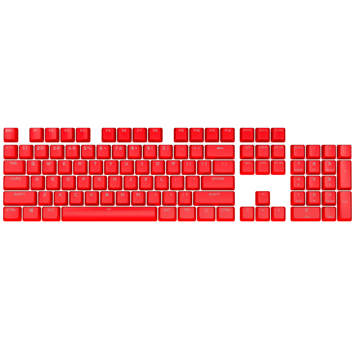 CORSAIR PBT Double Shot Pro Keycap Mod Kit ( Origin Red )