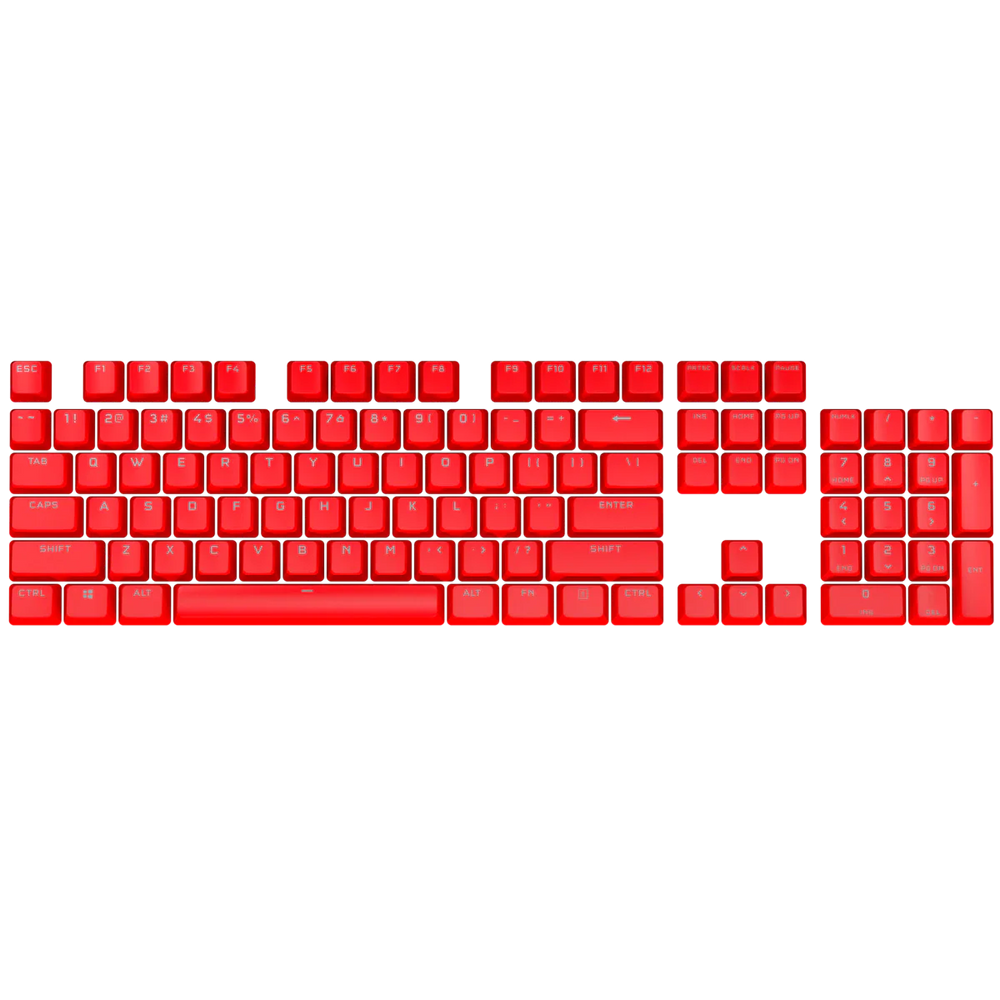 CORSAIR PBT Double Shot Pro Keycap Mod Kit ( Origin Red )