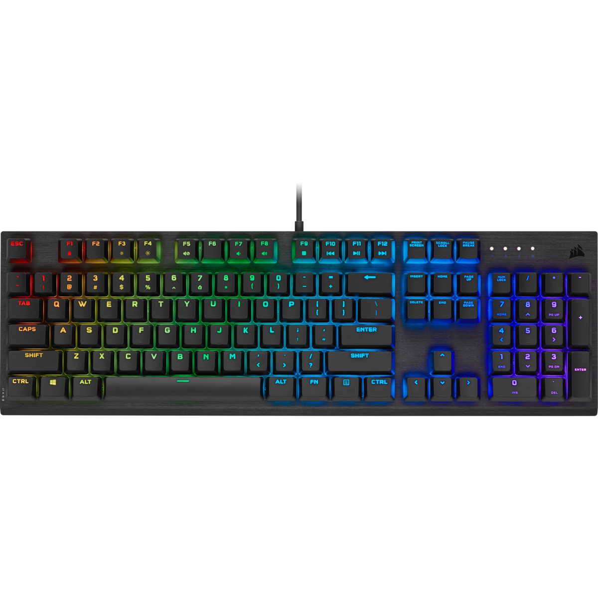 CORSAIR K68 RGB CHERRY MX RED MECHANICAL GAMING KEYBOARD