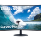 SAMSUNG 27 INCH LC27T550FDW FHD CURVED MONITOR
