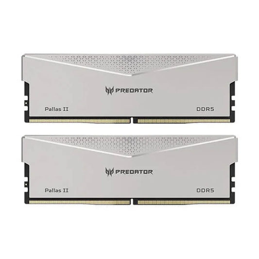 ACER Predator Pallas II Series 32GB ( 16GB x 2 ) DDR5 6000MHz RAM ( White ) ( CL30 )